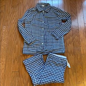 Navy Gingham sleep set J Crew